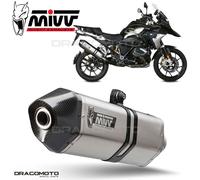 B.034.LRX - Exhaust Muffler Mivv SPEED EDGE Stainless Steel BMW R 1250 GS (18>)