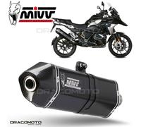 Mivv Speed Edge Bmw R 1250 Gs/adventure 2019-23 B.034.lrb Homologated Slip On Muffler Silver Homologated unisex