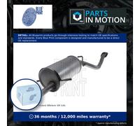 BLUE PRINT ADS76004 Rear silencer