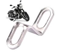 Exhaust Bracket Motorcycle - Safe Excellent Performance | Z Shape Muffler | Mounting clamp with stainless steel construction. Perfect for motorcycle silencer exhaust pipes, lightweight and easy to