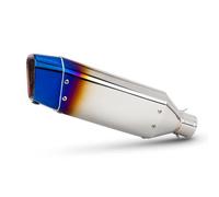 Exhaust Can Compatible With For Z400 51mm Universal Motorcycle Exhaust Muffler Pipe Motorcycle Exhaust Pipe(A)