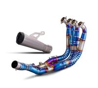 Exhaust Can Compatible With S1000RR 2019 2020 2021 2022 2023 2024 Motorcycle Exhaust Modify Front Link Pipe Muffler Tube Slip-On(Type C)