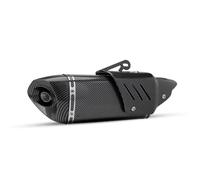 Exhaust Can Compatible With XMAX300 For TRACER Universal Motorbike Accessories 51mm Motorcycle Exhaust Modify With Cover Oblique Triangle Muffler(A)