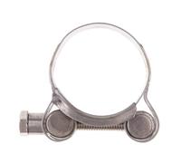 Exhaust Clamp, Exhaust Pipe Clamp Motorcycle Exhaust Pipe Clamps Clip Fit Size 32-35/36-39/40-43/44-47/48-51/52-55mm Stainless Steel Exhaust Clamp(32-35mm)