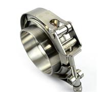 Exhaust Clamps, Stainless Steel V-Band Clamp Auto Exhaust Kit Quick Release Self-Align Multiple Sizes(1.5inch)