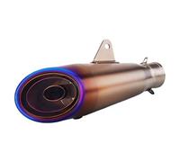 Exhaust Compatible With For Ninja250 For ZX4R Motorcycle Three Layer 51MM Exhaust Muffler Modify Universal Tail Pipe Motorcycle Exhaust Pipe