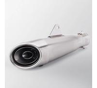 Exhaust Compatible With For Ninja250 For ZX4R Motorcycle Three Layer 51MM Exhaust Muffler Modify Universal Tail Pipe Motorcycle Exhaust Pipe