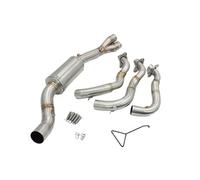 exhaust connecting pipe For Trident For Daytona 660 2021 2022-2024 Motorcycle Exhaust Front Header Link Tube 51MM Connect Muffler Pipe