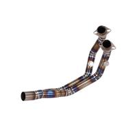 exhaust connecting pipe Motorcycle Exhaust Front Middle Link Pipe For For Leoncino 500 For BJ500 Modified DB Titanium Alloy