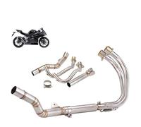 exhaust connecting pipe Slip On For CBR250RR 2017 2020 2022 Modified Motorcycle Exhaust Front Pipe Slide Sleeve 51MM Muffler Connect