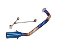 exhaust connecting pipe Slip On Full Exhaust Motorcycle Modified Muffler Front Middle Link Pipe For DRG BT DRG158 158