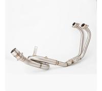Exhaust connection pipe Motorcycle Exhaust Pipe System Header Front Link Pipe Accessories For Y&amaha R25 R3 MT03 MT-03 2014 2015-2021(Onecolor)