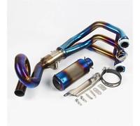 Exhaust connection pipe Motorcycle Full Systems Exhaust Pipe For Y&amaha Fz09 Mt09 Fz-09 Xsr900 2013-2021 Muffler Stainless Steel Pipe(Type D)