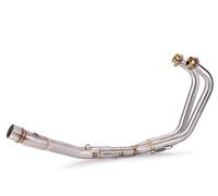 Exhaust connection pipe Motorcycle Full Systems Exhaust Pipe Muffler Front Header Pipe Slip-on For Y&amaha R25 R3 MT-03 MT03 2015-2023(Type A)