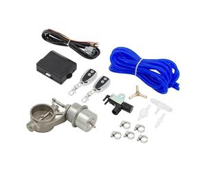 Exhaust Control Valve Set with Vacuum Actuator Cutout 2 2.36 2.5 2.75 3 3.5inch Pipe Close Style with Wireless Remote Controller EGR Valve Exaust Gas Recirculation Valve