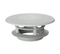 Exhaust Cowl Screw Top - Off-White Replacement Cap to Fit Truma S3002 & S5002 Heater Flue Outlets - Screw-On Vent Cover for Round Truma-Style Exhaust Cowls - Caravan & Motorhome Heater Spare