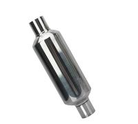 Exhaust Downpipes Exhaust Muffler Pipe Stainless Steel 51MM 57MM 63MM 76MM For Car Silenciador Resonador Accessries Car Exhaust Pipes(76MM)