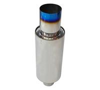Exhaust Downpipes Interface 76mm Export 115mm Car Exhaust Systems Muffler Tail Stainless Steel Exhaust Mufflers Pipes Car Exhaust Pipes(Long)