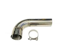 Exhaust Downpipes Stainless Steel 90 Degree Turn Pipe The Muffler Is Connected To The Elbow The Exhaust Pipe Car Accessories Car Exhaust Pipes(63mm-66mm)