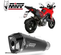 Exhaust DUCATI MULTISTRADA 1200 2017 MIVV Delta Race Black RC + No Kat