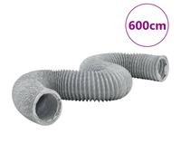 Exhaust Duct PVC Grey 20cm x 600cm Flexible Spiral Vent Hose 6m Replacement DIY
