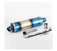 Exhaust End Silencers For Y&amaha NMAX 155 NMAX155 Nmax 51mm Motorcycle Exhaust Escape Muffler Pipe DB Killer(C2 54cm)
