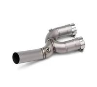 Exhaust End Silencers Motorcycle Exhaust Middle Link Pipe Escape Slip On For YZF R1 MT10 MT 10 2015-2022