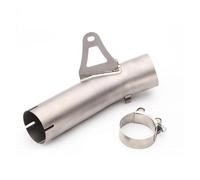 Exhaust End Silencers Motorcycle Muffler Exhaust Middle Link Pipe 60mm For S1000RR 2009-2016