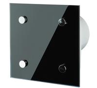 Exhaust fan Ø 100 mm IP34 Wall fan Bathroom Air extraction with Timer Modern