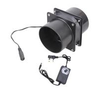 Exhaust Fan 80mm 12V 0.4A Air Exhaust Extractor Fan Set for Soldering Blower with Speed Control for Heating Inline Exhaust Fan