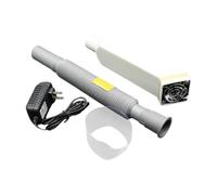 Exhaust Fan Fume Extractor for Mobile Phone Workspace with Adjustable Hose and Indoor Use for Efficient Odour and Removal (White, 20X5X5cm)