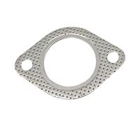 Exhaust Flange Gasket - Sealing Pad, 2 Bolt Connector Ring, Stainless Steel Graphite Interface Seal Replacement Downpipe Joint Leak Proof Automobile Modification Part | Engine System for Cars