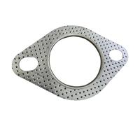 Exhaust Flange Gasket - Sealing Pad, 2 Bolt Connector Ring, Stainless Steel Graphite Interface Seal Replacement Downpipe Joint Leak Proof Automobile Modification Part | Engine System for Cars