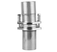 Exhaust Flange Repair Pipe Kit, Universal Exhaust Joint Repair with Spring Bolt, 2.75in ID to 2.75in OD Stainless Steel Quick Fix Flange for Automotive Exhaust Systems