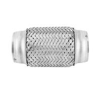 Exhaust Flexible Pipe,2.5x6in Exhaust Flex Pipe Stainless Steel Corrugated Flexible Joint Tube Universal Accessory