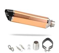 Exhaust For Nmax Tmax530 Msx125 R25 51mm Universal Motorcycle ATV Exhaust Muffler Pipe 250-1000cc Moto Tube Pipe Link Connect(Q 470MM)