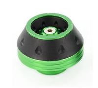 Exhaust Frame Sliders 1Pairs Motorcycle Crash Protector Wheel Protection Pad Motorbike Motocross Tire Frame Slider Colorful Moto Equipment Falling Protector Bar(Green)