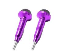 Exhaust Frame Sliders 1Pc Universal Motorcycle Frame Slider Falling Protector M10 Anti Crash Ball Engine Protection Moto Pad Rod Anti Crash Protector(PURPLE)