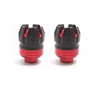 Exhaust Frame Sliders Anti Crash Protector 2/4PCS Universal Front Suspension Protection Cup Frame Slider Falling Protector Anti Fall For Motorcycle Scooter(Red 2pcs)