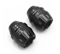 Exhaust Frame Sliders Fit For YAMAHA NMAX155 NMAX125 NMAX 2020-2025 Exhaust Pipe Falling Protection Anti Drop Front Axle Fork Protector Anti Crash Protector(Front Black)