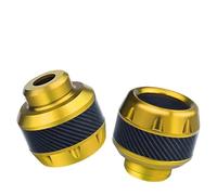 Exhaust Frame Sliders Motorcycle Crash Protector Scooter Wheel Front Fork Frame Falling Protection Pads Sliders Moto Exterior Safty Motorcycle Frame Sliders(4Pcs Gold)