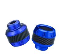 Exhaust Frame Sliders Motorcycle Crash Protector Scooter Wheel Front Fork Frame Falling Protection Pads Sliders Moto Exterior Safty Anti Crash Protector(4Pcs Blue)