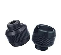 Exhaust Frame Sliders Motorcycle Crash Protector Scooter Wheel Front Fork Frame Falling Protection Pads Sliders Moto Exterior Safty Anti Crash Protector(4Pcs Black)