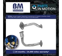 Exhaust Front / Down Pipe BM70114 BM Catalysts 7700846608 Top Quality Guaranteed