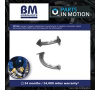 Exhaust Front / Down Pipe BM70170 BM Catalysts 4909670 B32040500 B37840500 New