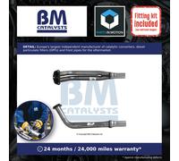 Exhaust Front / Down Pipe + Fitting Kit Front Right BM70704K BM Catalysts ESR225
