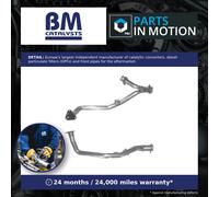 BM Catalysts Exhaust Pipe BM70441 Front Right Fits Audi