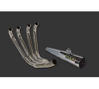 EXHAUST FULL SYSTEMS APPROVED MSR MUFFLER MOTORCYCLE VINTAGE HONDA CB 650 4/1 RIGHT BENTCONIC CCS