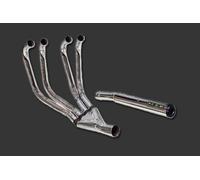 EXHAUST FULL SYSTEMS APPROVED MSR MUFFLER MOTORCYCLE VINTAGE YAMAHA XJ 650 FROM 1980 / 750 SECA 1982/83 4/1 RIGHT ROUNDCIL RBCS