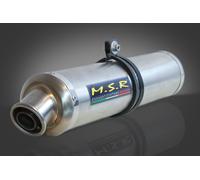 EXHAUST FULL SYSTEMS APPROVED MSR SCOOTER PIAGGIO VESPA 125 LX - LXV 2006/09 CLASSIC ROUND TITANIUM